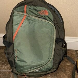 NorthFace backpack. 2 toned green